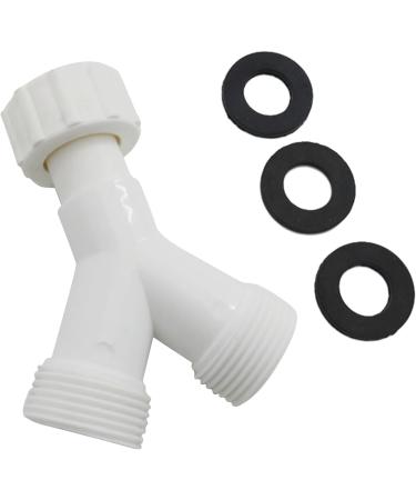 Convenient 3/4 Inch Y Connector Resistant Y Splitter Connector for Washing Machine & Dishwasher Dishwasher Hose Connector - Buy Online on SooperMarket.com