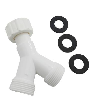 Convenient 3/4 Inch Y Connector Resistant Y Splitter Connector for Washing Machine & Dishwasher Dishwasher Hose Connector