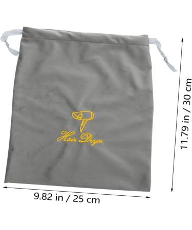 Gogogmee Hair Dryer Attachments Storage Flat Ironing Travel Bag Hair Dryer Bag Drawstring - Buy Online on SooperMarket.com