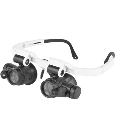 goforwealth Head Mounted with LED Light Jeweller Magnifying Glasses Hands Headset Head-Mounted Magnifying Glasses for Jewelry Sewing Reading Crafts Repair Astounding - Buy Online on SooperMarket.com