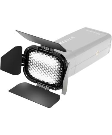 Flashpoint Barndoor Kit for The eVOLV 200 Fresnel Head with 4 Color gels (BD-07) - Buy Online on SooperMarket.com