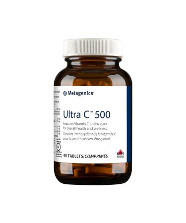 Metagenics - Ultra-C 500 - Antioxidant Vitamin C 500mg Supplement for Overall Wellness - 90 Tablets