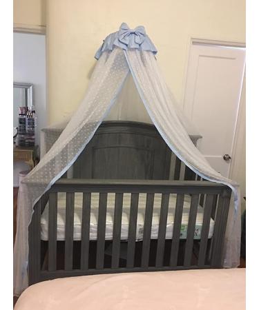 JOYLIFE Baby Toddler Bed Crib Dome Canopy Netting - Blue | Protects Against Insects and Mosquitoes - Buy Online on SooperMarket.com