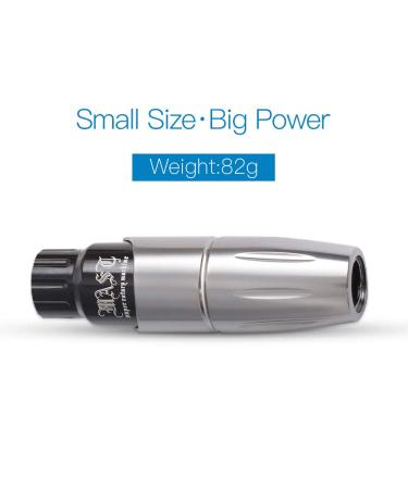 Mast Tour Rotary Tattoo Pen Machine | 3.5 Length | Custom Mast Coreless Motor | 25mm Grip | Grey - Buy Online on SooperMarket.com