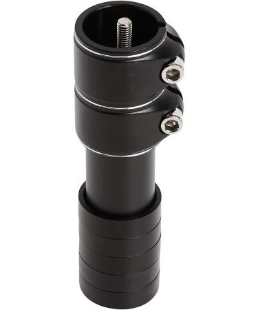 Emoly Bike Fork Stem Extender | MTB Handlebar Riser | Aluminum Alloy Head Up Adapter | Mountain Bike Road BMX | Extended Edition (Black) - Buy Online on SooperMarket.com