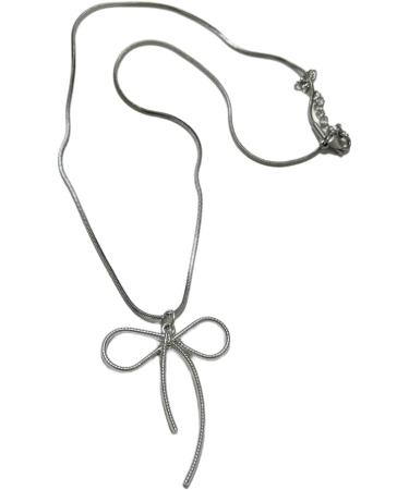 Oralgos Elegant Fashion Necklace - Stylish Snake Bone Choker with Loop Trailer for a Cool Collarbone Look - International Shipping - Buy Online on SooperMarket.com