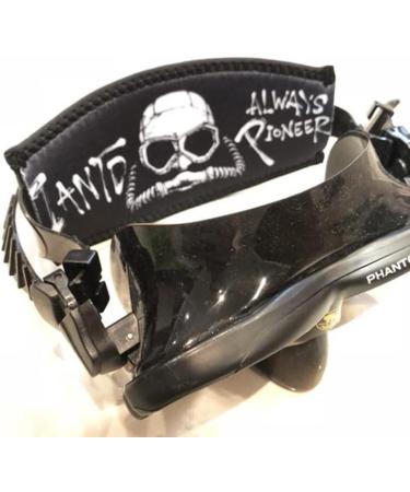 AUTOKOLA Neoprene Scuba Diving Mask Strap Cover - Black - CCR Flag Patterns - Velcro Closure - 7.5 x 3.5 - Buy Online on SooperMarket.com