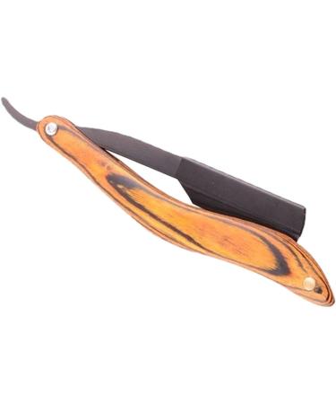 Beavorty 4pcs Folding Razor Set - Men's Straight Razors with Wooden Handles | Premium Manual Shaver & Knife Holder | Stainless Steel Blades for a Close Shave - Buy Online on SooperMarket.com