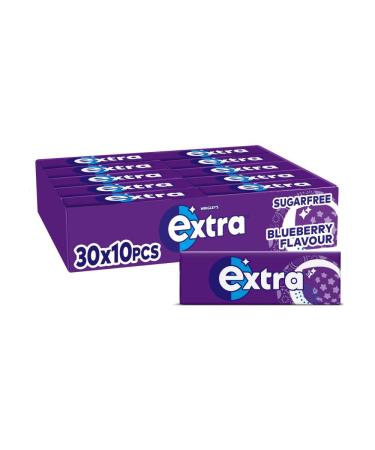 Extra Chewing Gum Sugar Free Blueberry Flavour Chewing Gum Bulk Microgranulated Gum (Extra Blueberry Flavor)