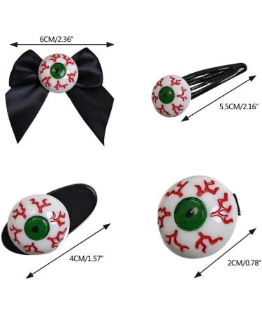 JSGHGDF Bloody Eyeball Hair Clip Barrettes Halloween Headwear Hairpin Cute Barrettes - Buy Online on SooperMarket.com
