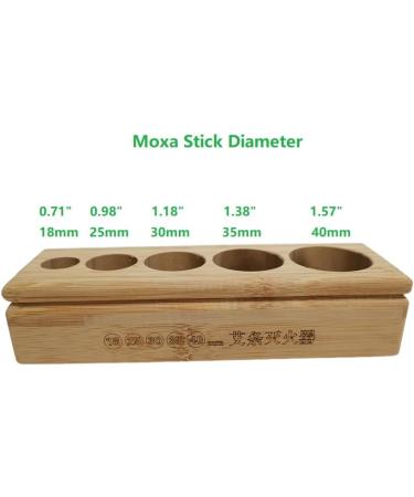 Wood Moxa Sticks Rolls Extinguisher - Suitable for 5 Sizes of Moxa Sticks Rolls - Buy Online on SooperMarket.com