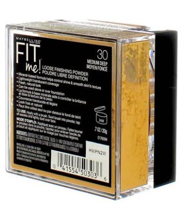 Maybelline Fit Me Loose Finishing Powder 30 Medium Deep 0.7 oz - Pack of 2 - Buy Online on SooperMarket.com