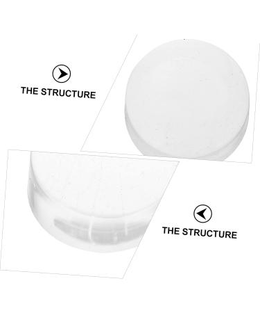 Ipetboom Silicone Nail Stamper Replacement 6pcs Nail Art Silicone Stamp Single Silica Gel Seal Silicone Stamper Replacement 2.30X2.30X1.20CM Transparent Color - Buy Online on SooperMarket.com