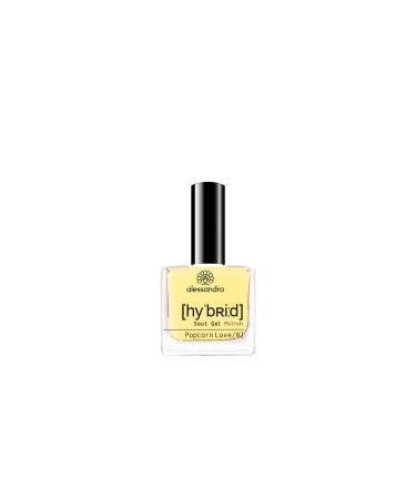 alessandro HYBRID varnish Popcorn Love - in pastel yellow - In just 3 steps - perfect nails without LED - lasts up to 10 days! 8 ml