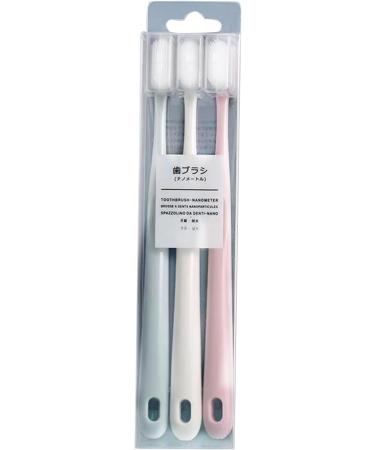 Eco-Friendly Ultrafine Soft Bristle Toothbrush Set for Adults & Children - Travel Size Oral Hygiene - Buy Online on SooperMarket.com