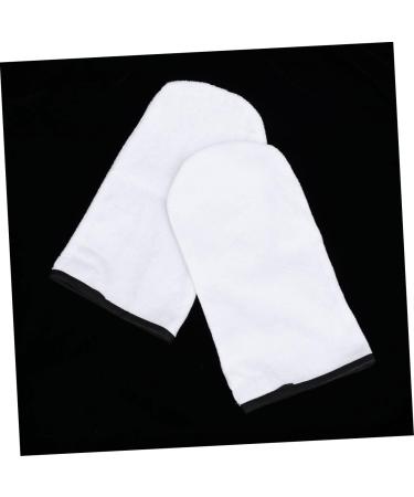 minkissy 4 Pairs Bath Gloves Gel Gloves Hand Treatment Mitts Moisturizing Gloves Overnight Mittens Wax Gloves Hand Moisturizer Gloves Insulated Gloves Hand Wax Soft White - Buy Online on SooperMarket.com
