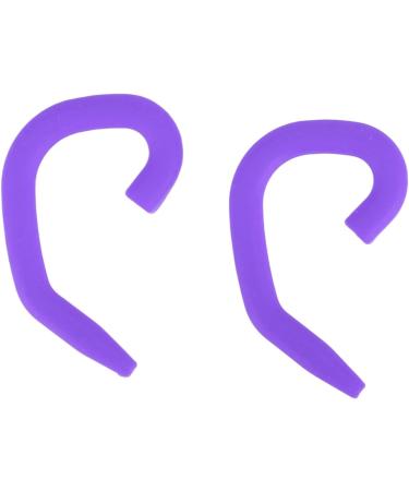 5 Pairs of Soft Silicone Ear Hooks for Masks | Comfortable Ear Protection & Cover Ropes | Purple Face Mask Accessories - Buy Online on SooperMarket.com