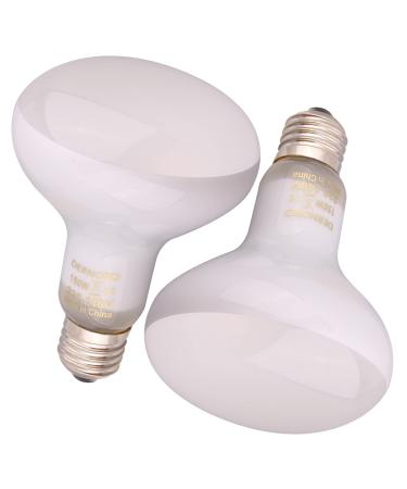 Dernord basking thermal ramp Terrarium 150W - Reptile basking light bulb heat lamp Turtle Dabylight Spot Lamp Animals for Lchildkrot Bartagame snakes Achachnecken Terrarium 2pack White Basking Heat lamp 150W
