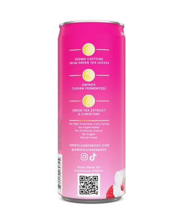 RSP NUTRITION AminoLean Energy Drink - Sugar Free Vegan Amino Acids No Jitters Berry Elixir 12 Pack - Buy Online on SooperMarket.com