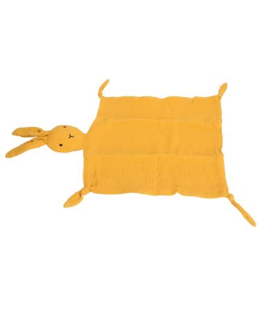 Bunny Lovey Blanket Bunny Comforter Compact (YELLOW)