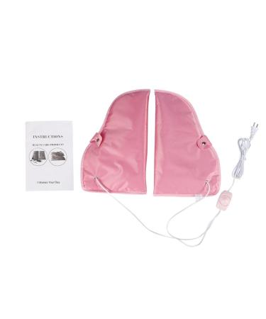 Heated Mitts Skin Mitt 2 Types For Paraffin Manicure Waxing Skin Mate Professional SPA Treatment Heat Mittens Heated Mitts For Manicure (Pink+Foots)