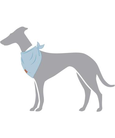HUNTER Triangular Scarf NOLA - Blue LL Size | International Shipping Available - Buy Online on SooperMarket.com