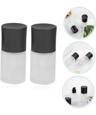 Housoutil 2pcs Liquid Foundation Press Bottle Cosmetic Essence Travel As Shown 10.50X3.90X3.90CM - Buy Online on SooperMarket.com
