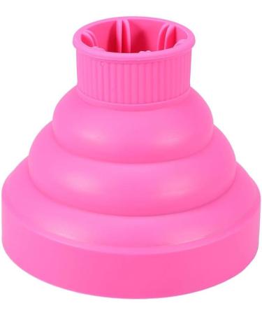 Hair Blower Diffuser Hairdryer Cover Styling Foldable Folding Collapsible Silicone Hairdressing Tool Attachment for Natural Wavy Fine Thick Hair for Home Barbershop Hairdressing Salon(Pink) - Buy Online on SooperMarket.com
