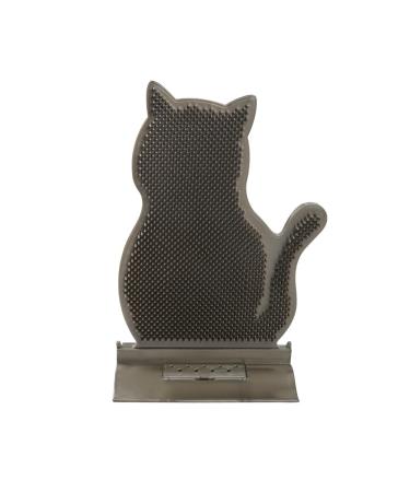 Ibluelover cat brush cat even big wall corner grooming massage brush cats corner brush for long -haired shorthair sofa door play scratchboard brown