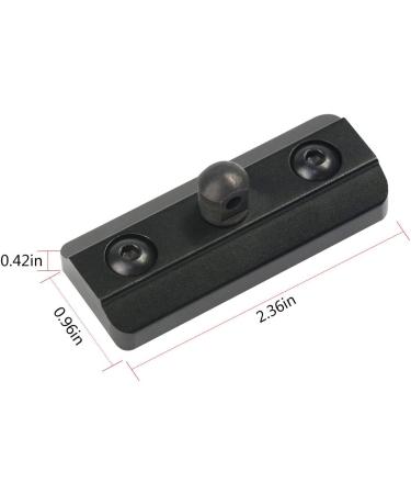 Xaegistac MLOK Bipod Adapter Mount - MLOK Sling Stud - 4 T-Nuts, 4 Screws, 1 Wrench - Buy Online on SooperMarket.com