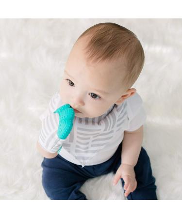 Bazzle Baby Teething Mitt - Silicone Teething Mittens  Teething Toys  Baby Teething Toys  Baby Teething Mitten  Teething Glove  Hand Teethers for Babies - Adjustable Strap (Geo Lines) - Buy Online on SooperMarket.com