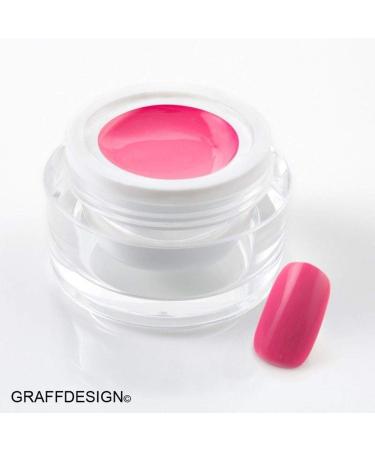 5 ml exclusive UV color gel/colour gel/pastel gel - in pastel fuchsia