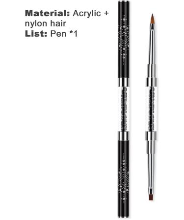 Sanwood Nail Pencil & Nail Art Brush - Double Head Strass Pen Holder for Cosmetics & DIY Nail Art - Buy Online on SooperMarket.com