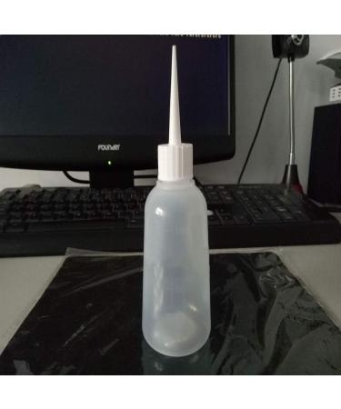 U-K 100ML Industrial Glue Gel Oil Reusable Plastic Squeeze Bottle Liquid Dispensing Dropper Bottles with Scale for Crafts Art Glue Multi Purpose as shown - Buy Online on SooperMarket.com