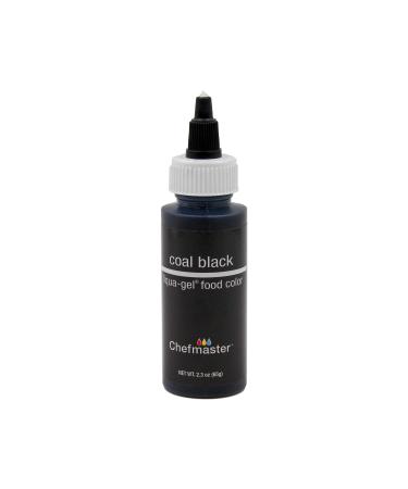 Chefmaster Liqua-Gel Food Color 2.3 oz. - Coal Black Coal Black 2 oz