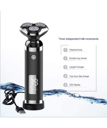 GeRRiT Electric Razor for Men - Waterproof Cordless Rotary Shaver | Wet & Dry Rechargeable Electric Razors for Superior Shaving Experience - Buy Online on SooperMarket.com