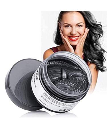 Temporary Hair Color Wax 4.23 oz | Instant Hairstyle Cream Pomade for Party & Cosplay | Easy Cleaning | Black - Buy Online on SooperMarket.com