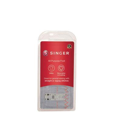 SINGER | All Purpose Presser Foot, Utility & Decorative Stitches, Wide Needle Slot Up to 7mm Stitch Width - Sewing Made Easy