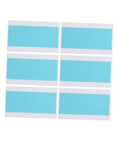 minkissy 6 Sheets Double Sided Adhesive Hair Extension Adhesive Hair Extension Tape Hair Wig Tape Lace Front Wig Tape Lace Front Wigs Hair Extension Sticker Pu Extension Bar