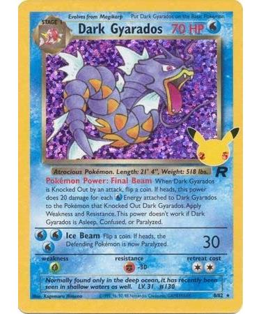 Dark Gyarados - 8/82 - Celebration Holo