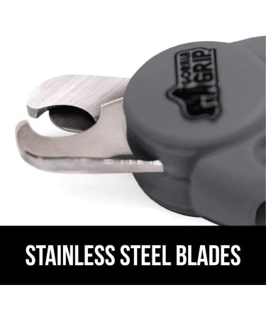 Professional Pet Nail Clippers and File - Stainless Steel - Safety Guard - Comfort Handle - Dog and Cat Trimmer - Large Gray - Buy Online on SooperMarket.com