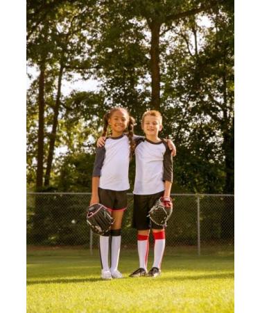 Baseball Youth Over-the-Calf Team Performance Socks (2 Pairs) - Child 13-Youth 4, Black - Buy Online on SooperMarket.com