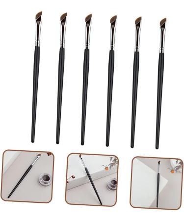 KALLORY 6pcs Eyebrow Brush Gel Eyeliner Gel Liner Eyeliner Makeup Supplies Cosmetic Brush Flat Head Miss Die 16X1CM As Shown - Buy Online on SooperMarket.com