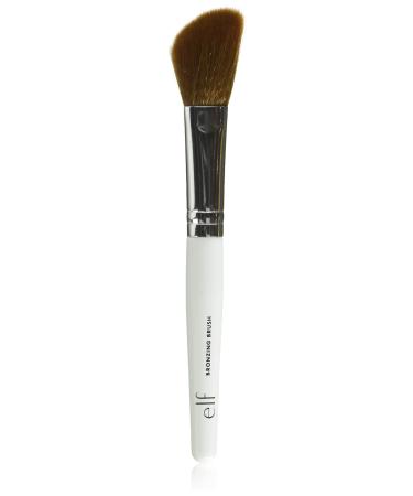 e.l.f. Cosmetics Bronzing Brush Synthetic Angled Bristles Expertly Define Shape and Contour Your Face