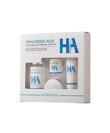 Skincare Gift Set for Women -Hyaluronic Acid Skin Care Set- Moisturize Pamper Set - Facial Kit for Teenage Girls - Skin Care Sets & kits with Cleanser-Toner-Face Cream-Face Serum
