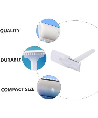 Magiclulu 50-Pack Disposable Skin Knives & Hair Razors - Reusable Straws with Case for Men & Pedicure - Double-Cut Hair Removal Razor (ABS White) - Buy Online on SooperMarket.com
