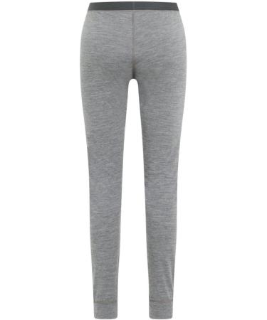 Odlo Women's Merino 200 Pants | Warm & Stylish Steel Grey Melange for International Shipping - Buy Online on SooperMarket.com