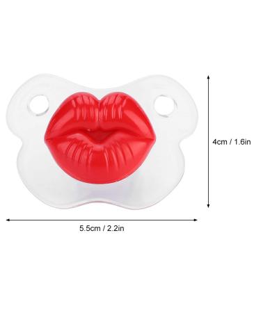 Soft Silicone Baby Pacifier - Food-Grade Funny Pig Nose Design for Newborn Comfort - Little Cherry - Buy Online on SooperMarket.com