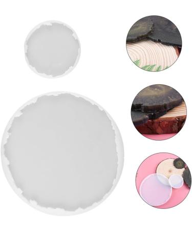 COHEALI 2 Pcs Silicone Mold Silicone Coasters Resin Coasters Cup Mat Casting Mold Tool Crystal - Buy Online on SooperMarket.com