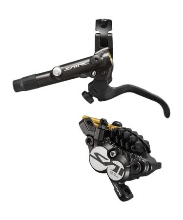 Shimano Saint BL-M820-B/BR-M820 Disc Brake and Lever - Front, Hydraulic, Post Mount, Finned Metal Pads, Black
